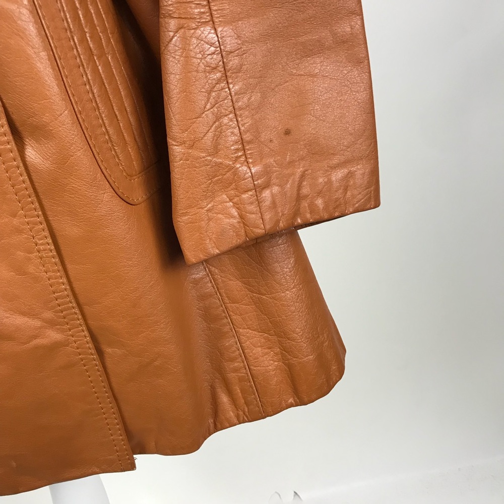 The Tannery Vintage Fleece Lined Leather Jacket - Picture 3 of 8
